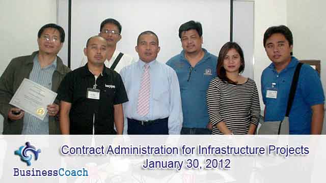 Contract Administration for Infrastructure Projects Contract Administration for Infrastructure Projects